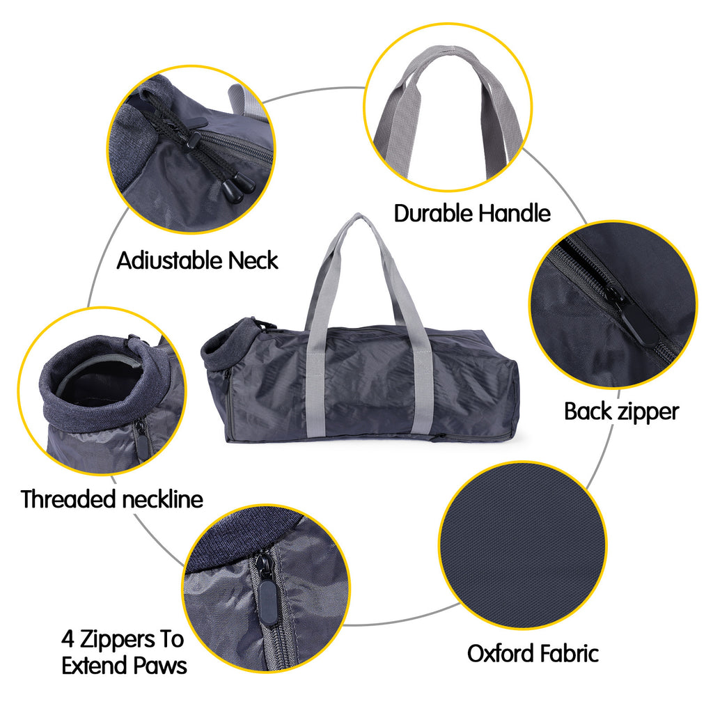 Double-Lined Cat Travel Bag – Anti-Scratch & Bite Resistant Pet Carrier