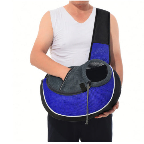 Portable Dog & Cat Sling Carrier – Hands-Free Crossbody Pet Bag for Travel & Outdoor