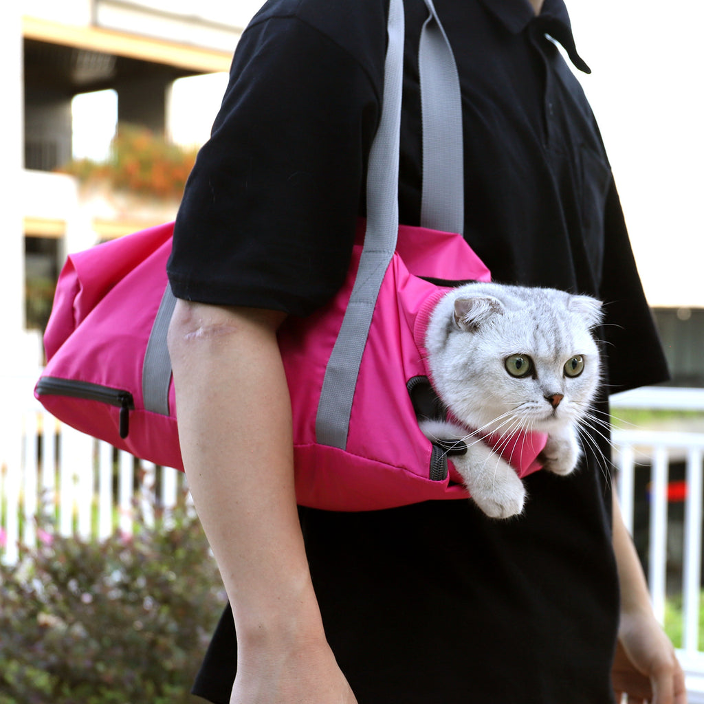 Double-Lined Cat Travel Bag – Anti-Scratch & Bite Resistant Pet Carrier